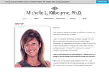Tablet Screenshot of michellekilbourne.com